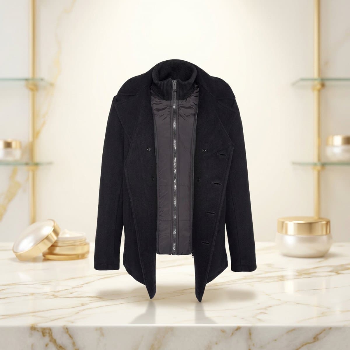 Abrigo Schott NYC Cyclone II Negro — Chaqueton Naval Premium - miniatura 2