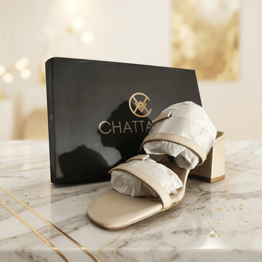 Chattawak Lupin · Sandalias de Tacón Beige — Talla 39 - miniatura 2