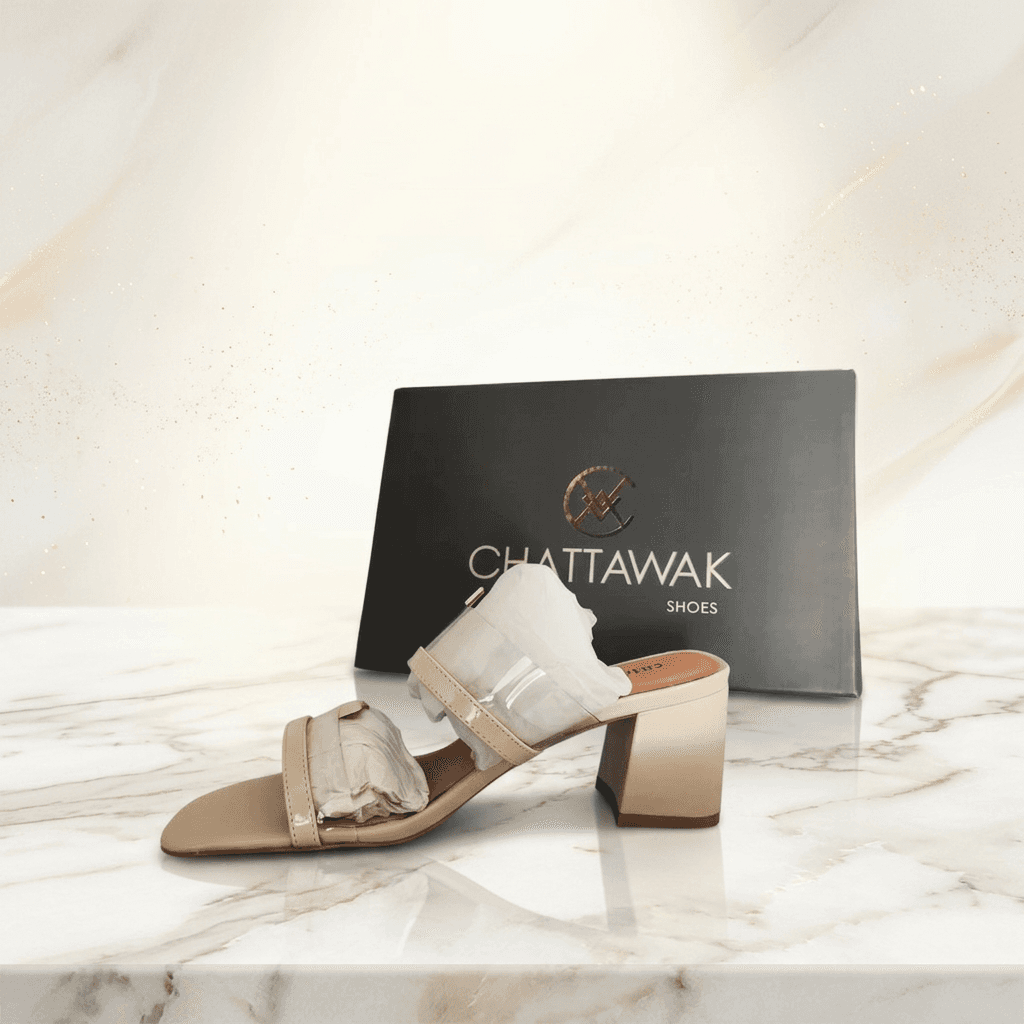 Chattawak Lupin · Sandalias de Tacón Beige — Talla 39 - miniatura 3