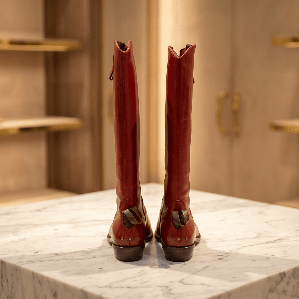 Free People · Allistar Botas Altas de Punta Rojas (Chili Pepper) — Talla 40 - miniatura 3