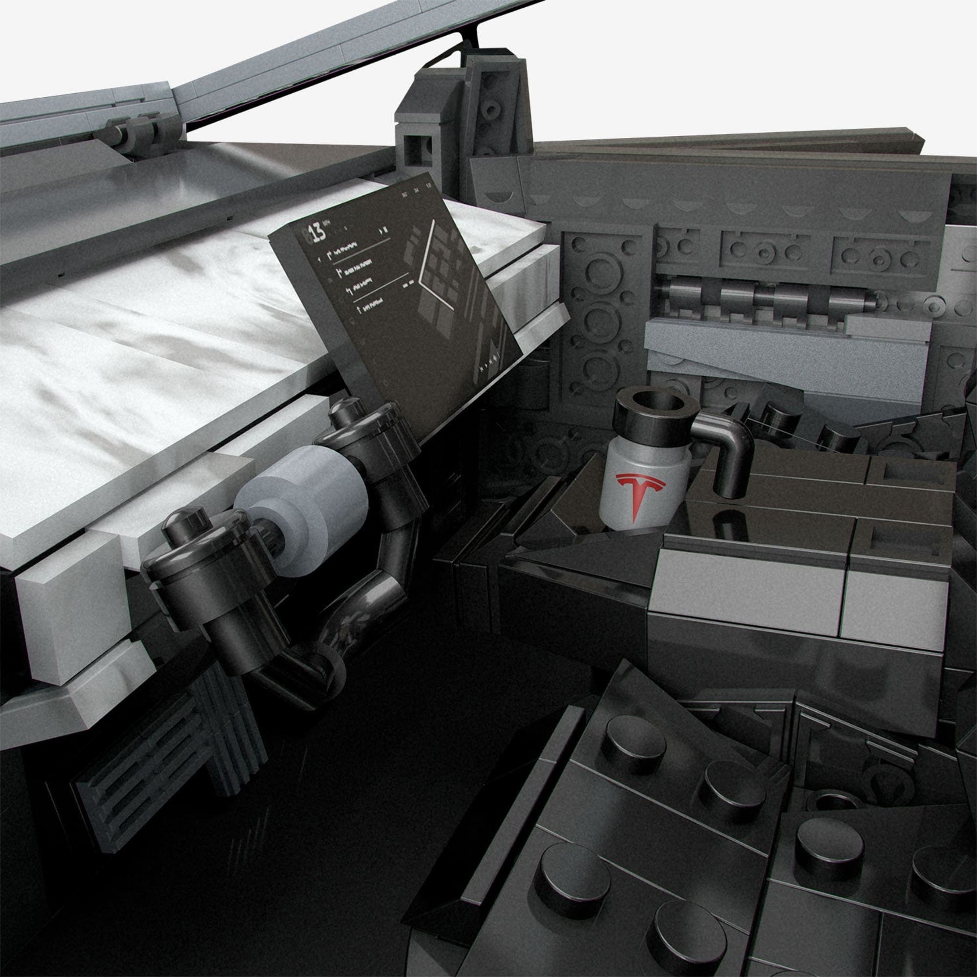 MEGA Tesla Cybertruck — Set de construcción 3283 piezas - miniatura 7