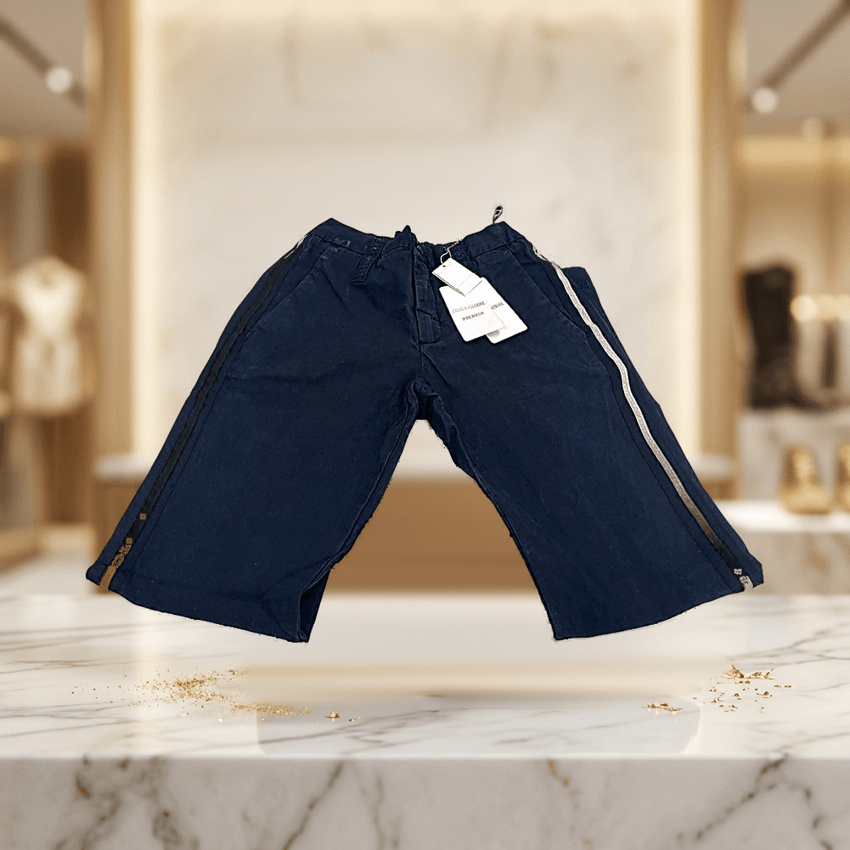 Zadig & Voltaire · Pantalón Pomelo Mili Azul Marino, talla 36