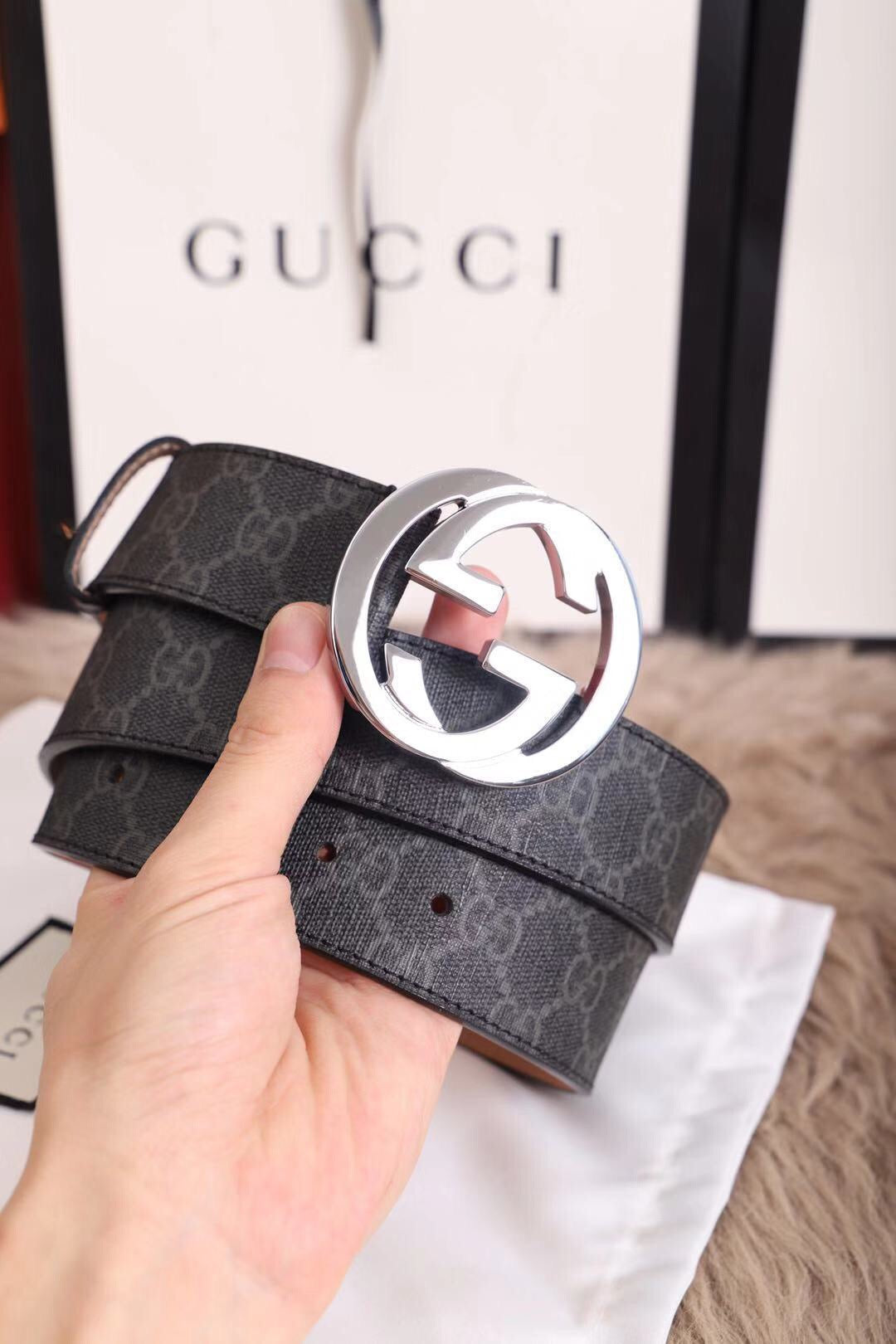 Ceinture simple couche Gucci 38 mm