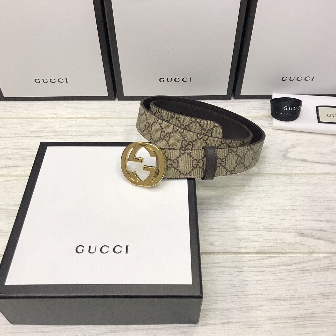 Cinto Dupla Face Gucci 38mm