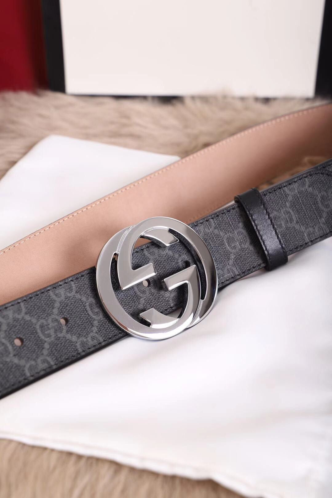 Ceinture simple couche Gucci 38 mm