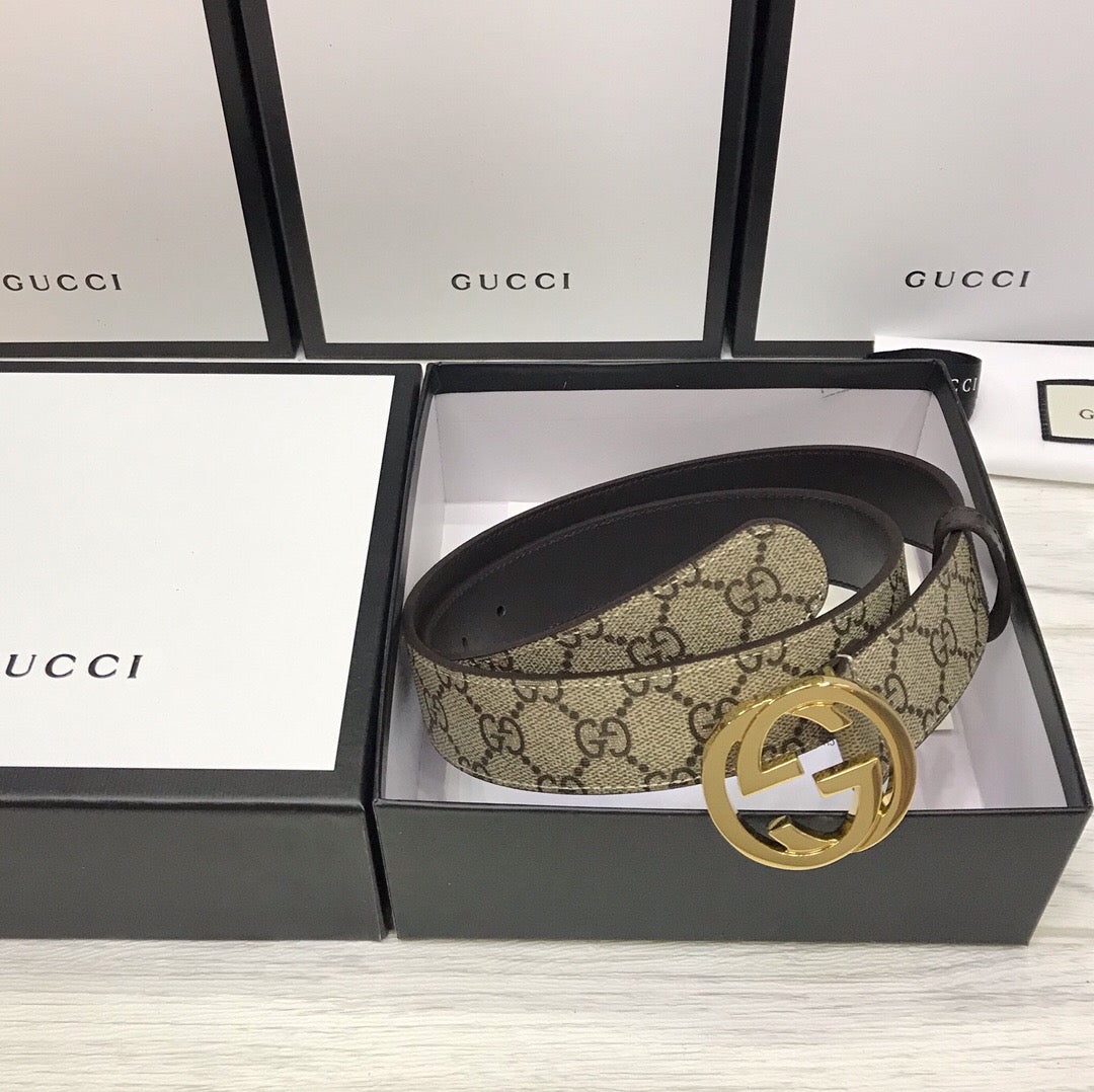 Cinto Dupla Face Gucci 38mm